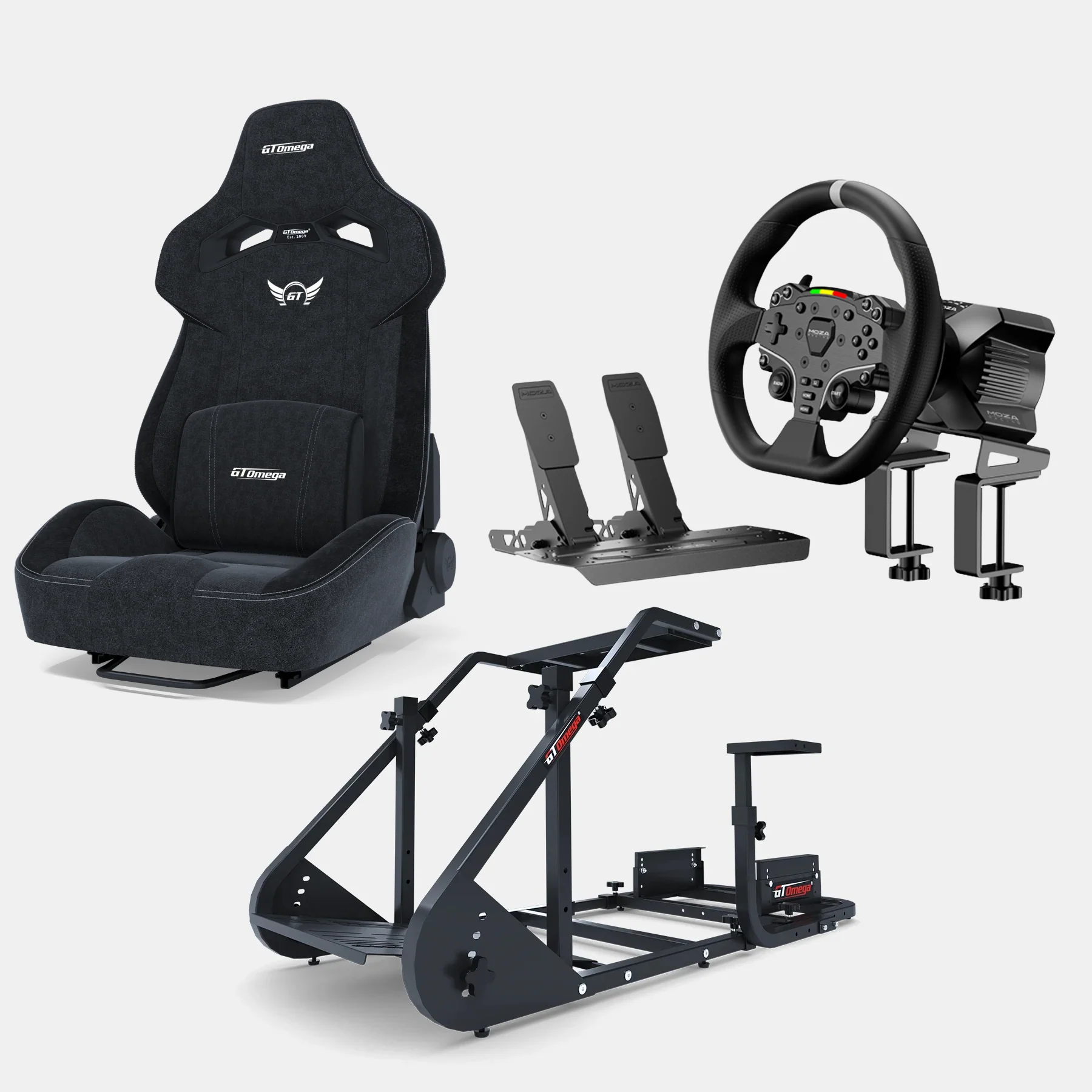 MOZA R3 PC ART Cockpit Bundle